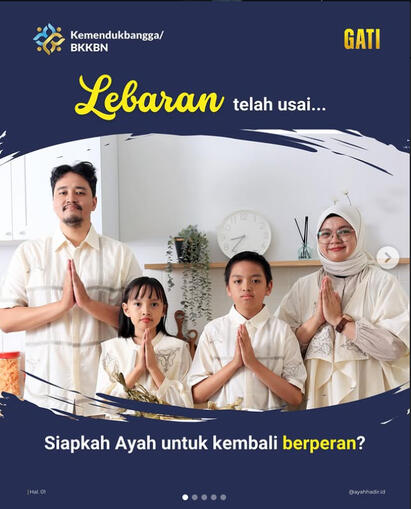SIAPKAH AYAH UNTUK KEMBALI BERPERAN SETELAN LEBARAN/LIBURAN?
